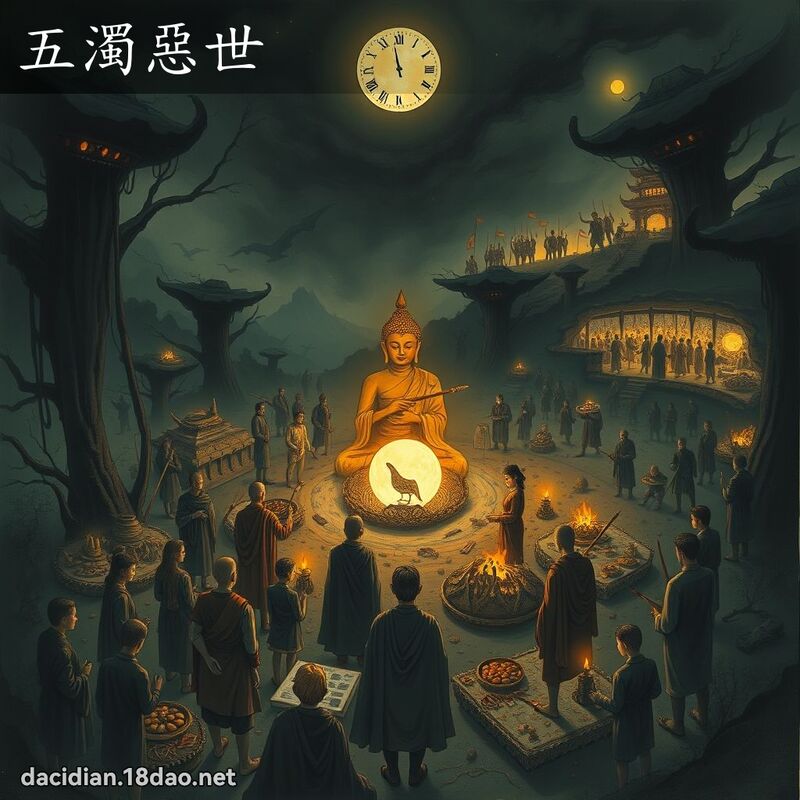 五浊恶世 - 国语大辞典配图