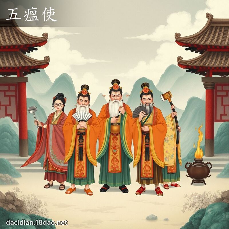 五瘟使 - 國語大辭典配圖