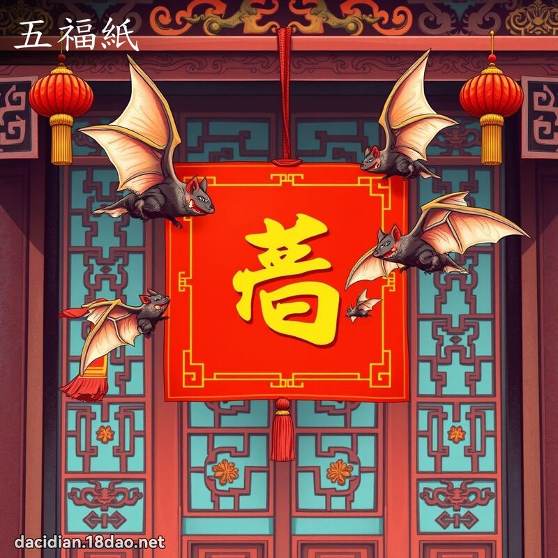 五福纸 - 国语大辞典配图