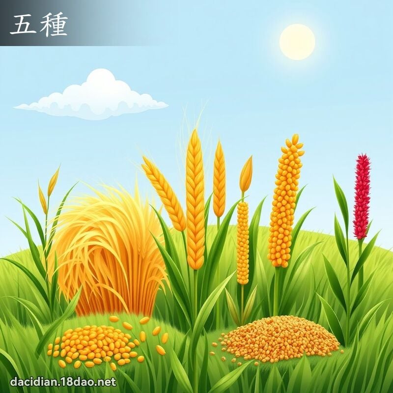 五種 - 國語大辭典配圖