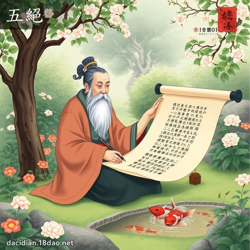 五絕 - 國語大辭典配圖