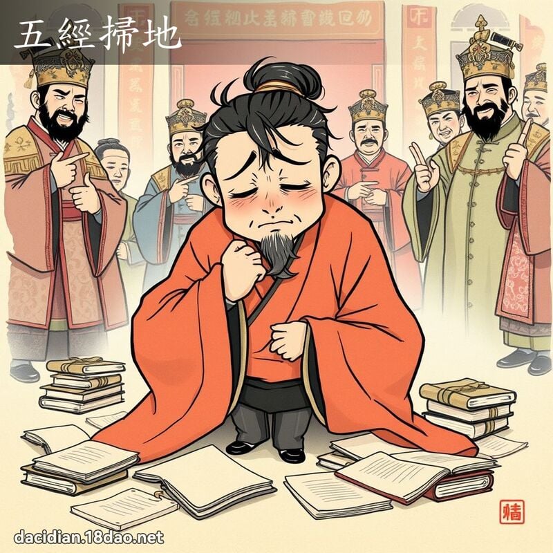 五经扫地 - 国语大辞典配图