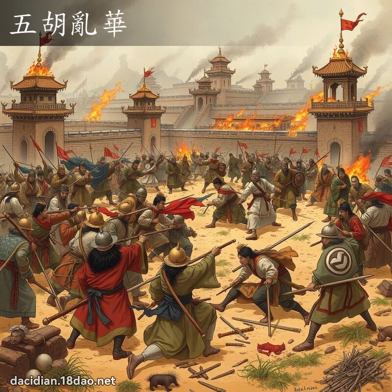 五胡亂華 - 國語大辭典配圖