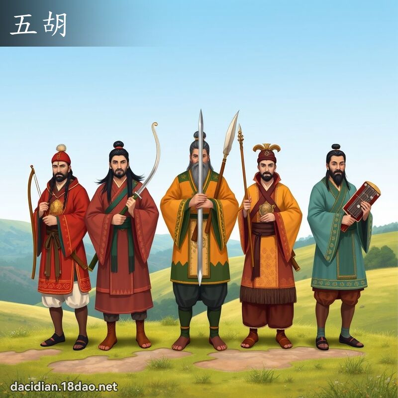 五胡 - 国语大辞典配图