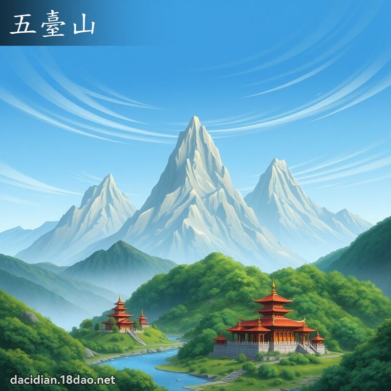 五台山 - 国语大辞典配图