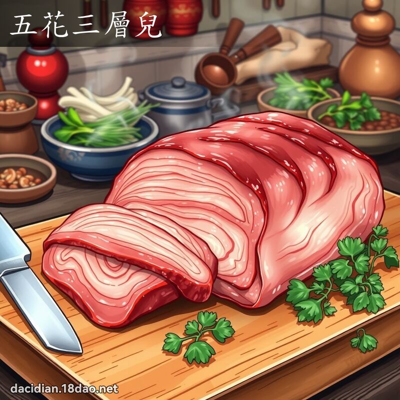 五花三层儿 - 国语大辞典配图