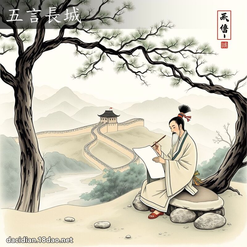 五言長城 - 國語大辭典配圖
