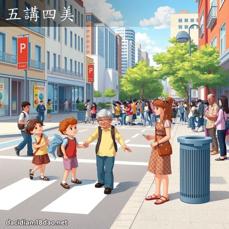 五讲四美 - 国语大辞典配图