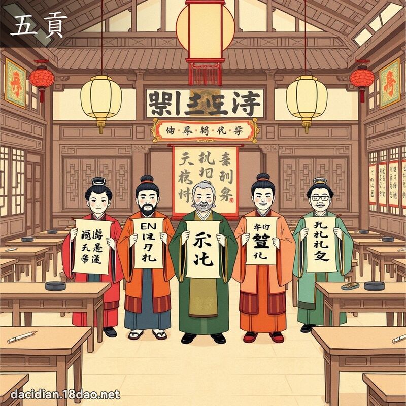 五贡 - 国语大辞典配图