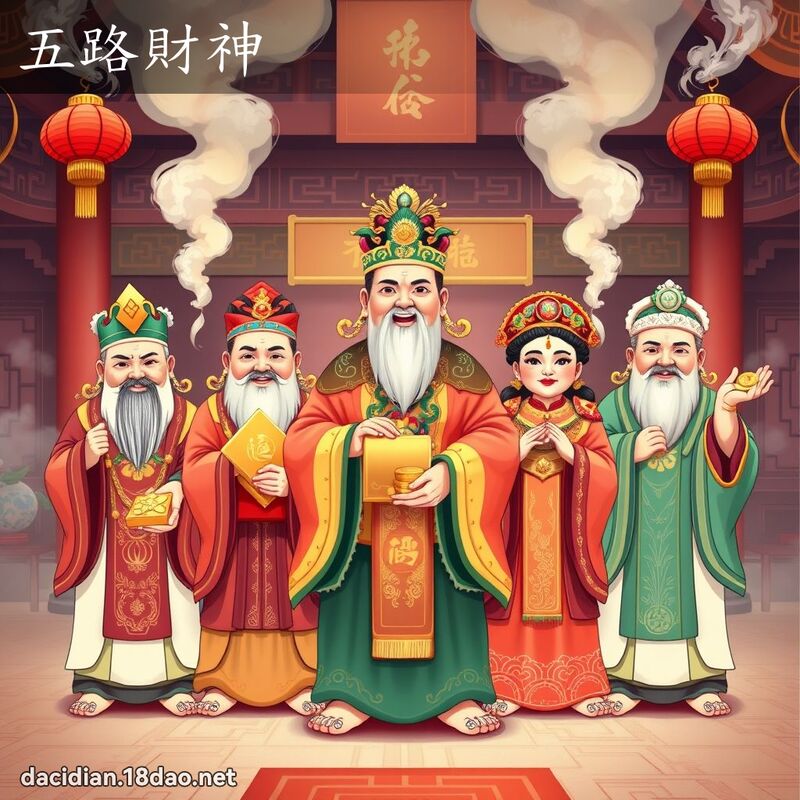 五路财神 - 国语大辞典配图