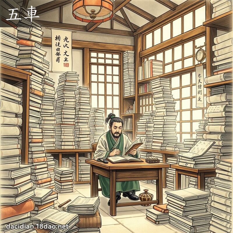 五车 - 国语大辞典配图