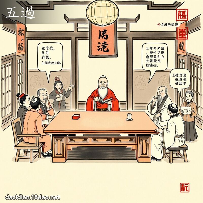 五过 - 国语大辞典配图
