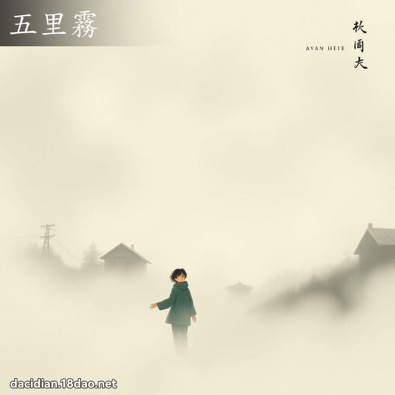 五里雾 - 国语大辞典配图