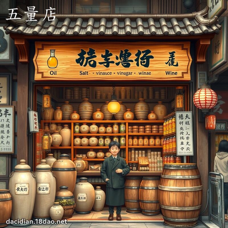 五量店 - 国语大辞典配图