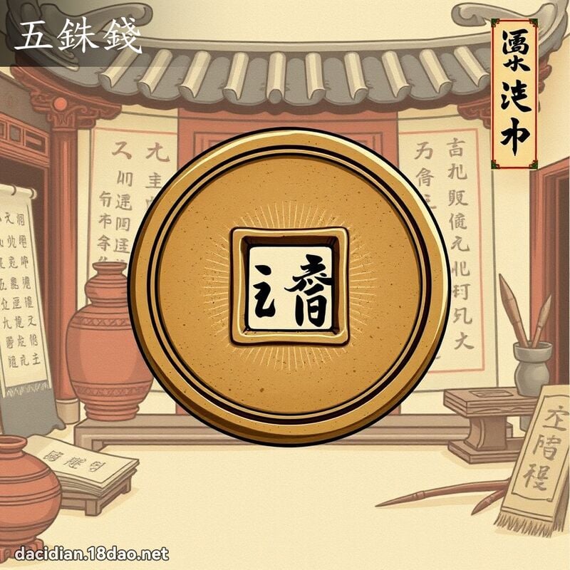 五銖錢 - 國語大辭典配圖