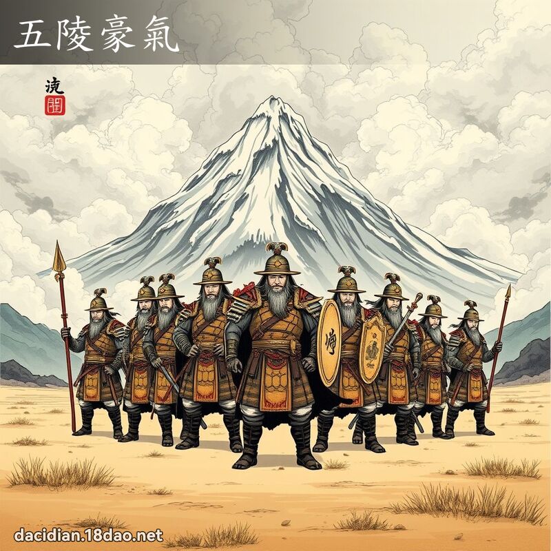 五陵豪气 - 国语大辞典配图