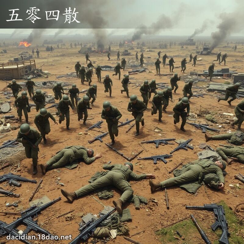 五零四散 - 国语大辞典配图
