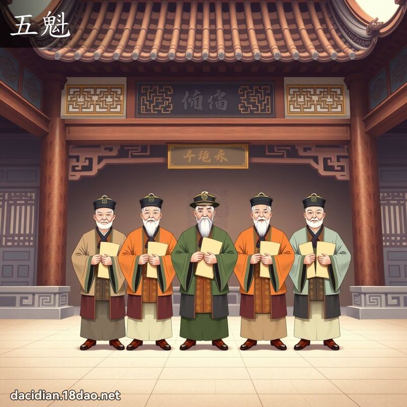 五魁 - 國語大辭典配圖