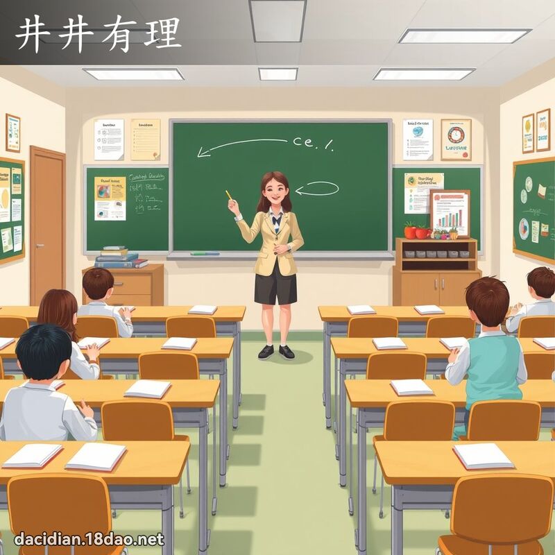 井井有理 - 国语大辞典配图