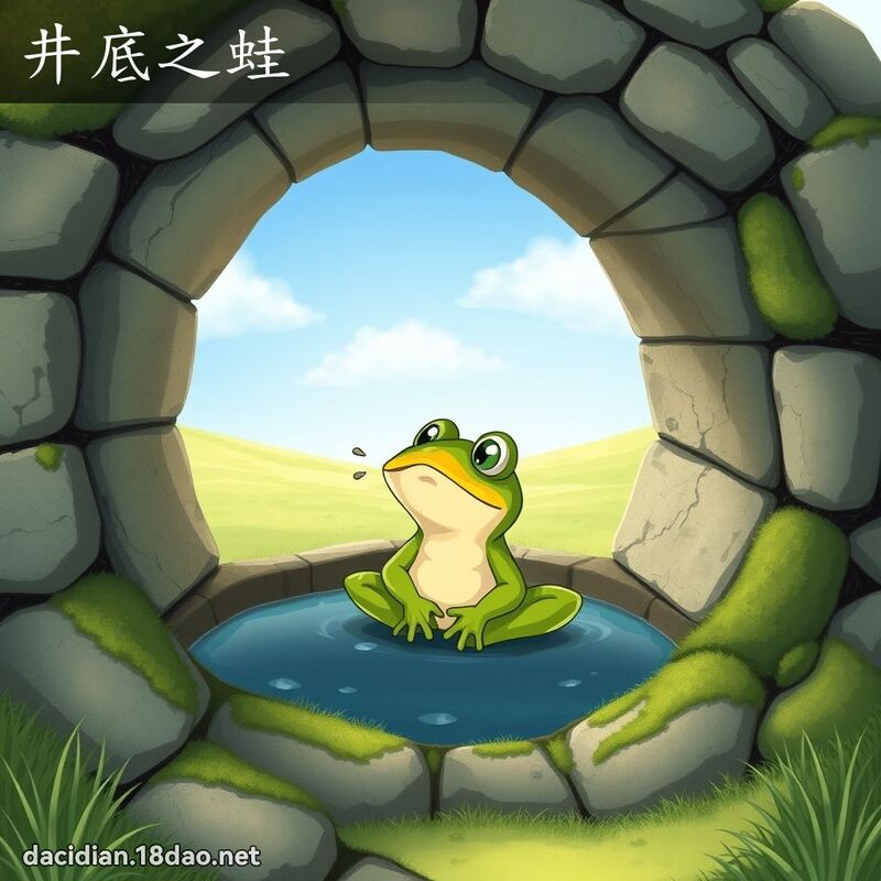 井底之蛙 - 國語大辭典配圖