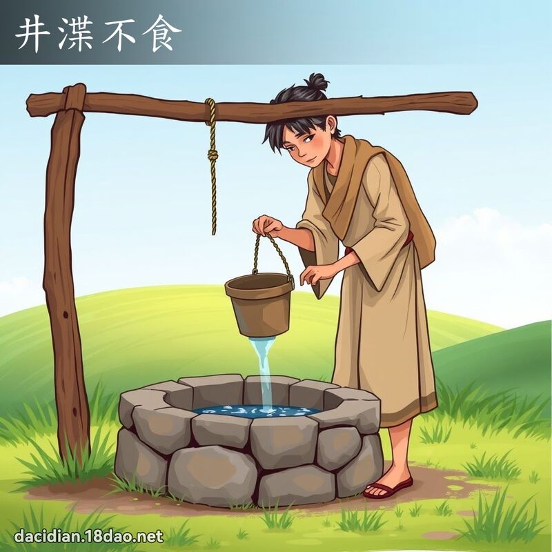 井渫不食 - 国语大辞典配图