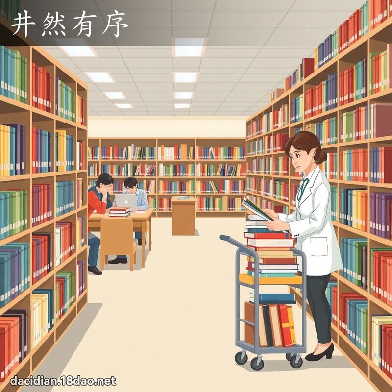 井然有序 - 国语大辞典配图