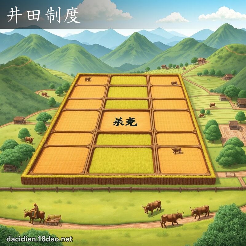 井田制度 - 國語大辭典配圖