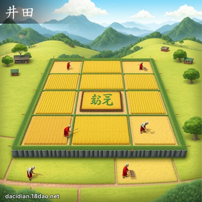 井田 - 國語大辭典配圖