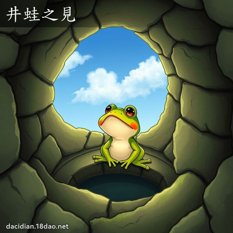井蛙之見 - 國語大辭典配圖