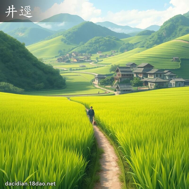 井逕 - 國語大辭典配圖