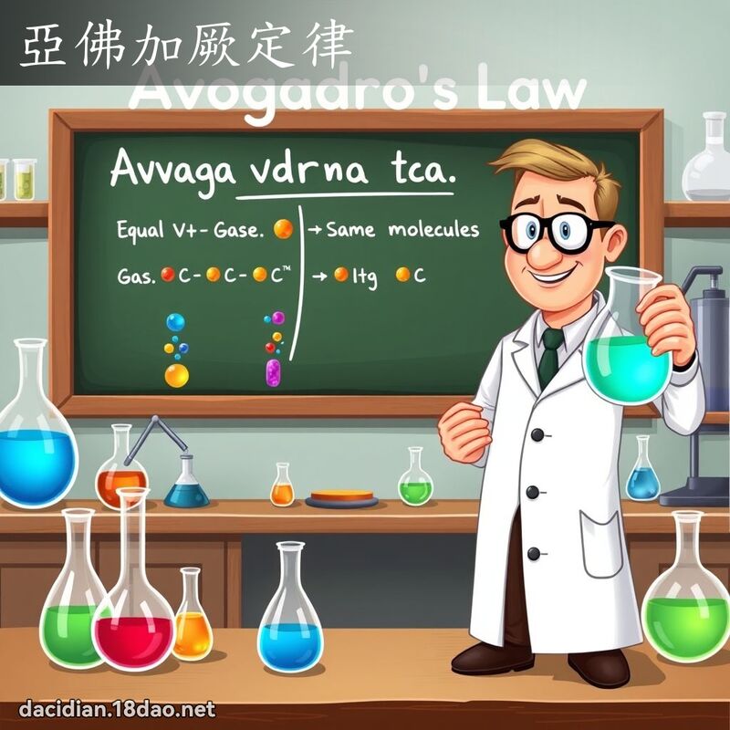 亚佛加厥定律 - 国语大辞典配图