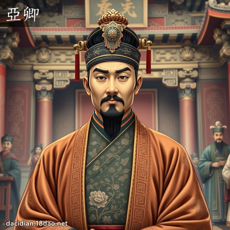 亞卿 - 國語大辭典配圖
