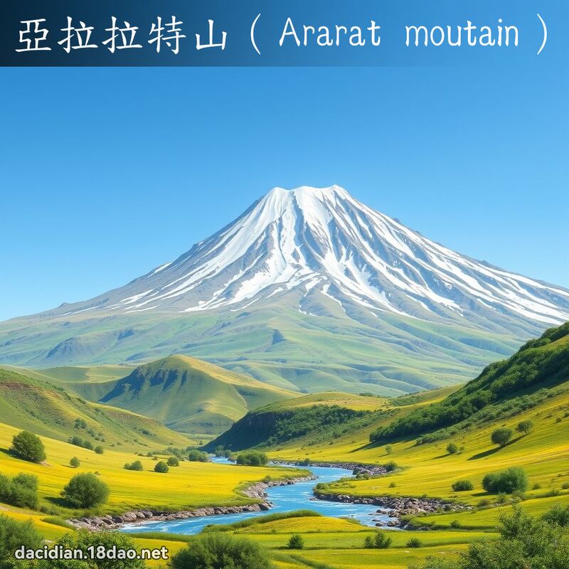 亚拉拉特山（Ararat moutain） - 国语大辞典配图