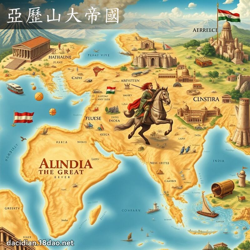 亚歷山大帝国 - 国语大辞典配图