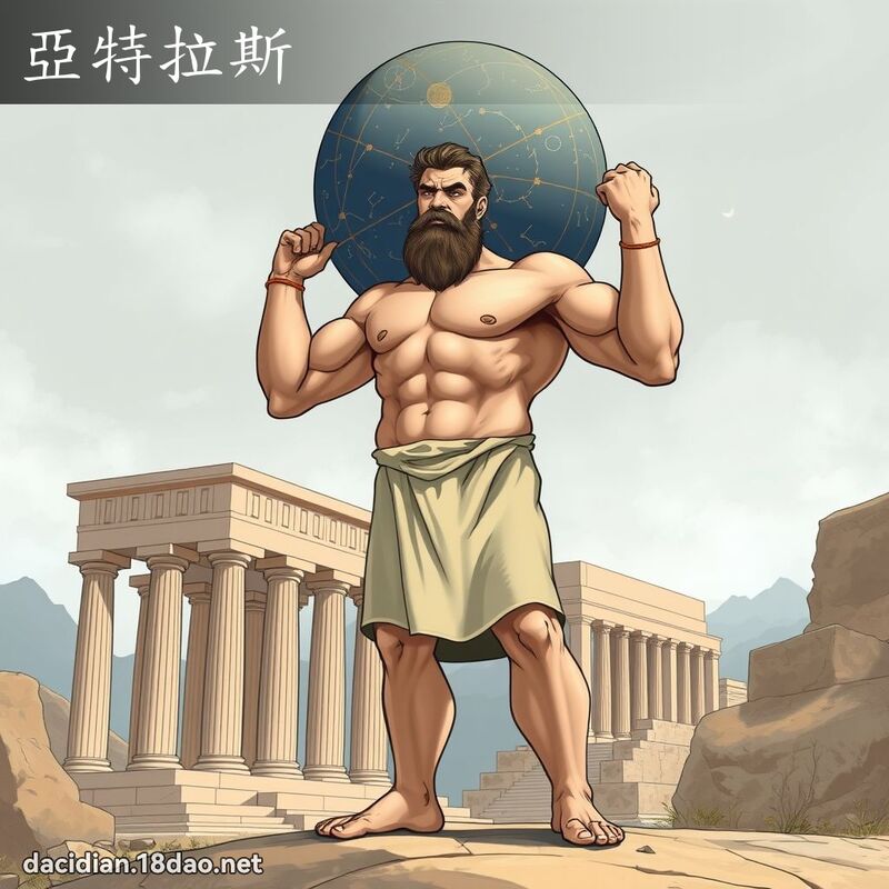 亞特拉斯 - 國語大辭典配圖