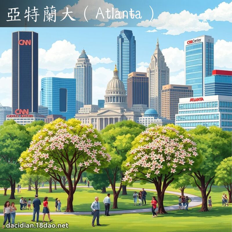 亚特兰大（Atlanta） - 国语大辞典配图