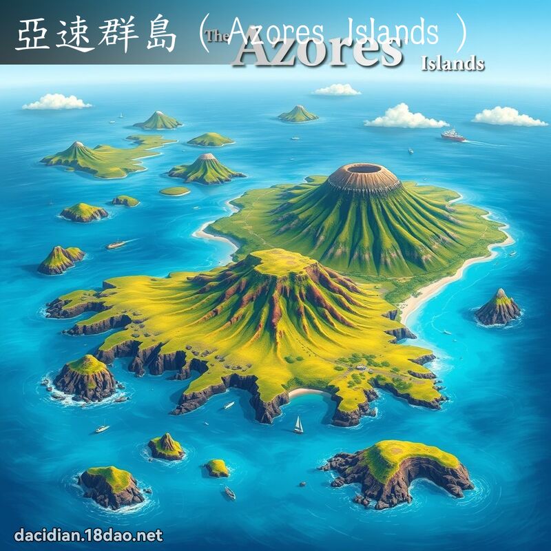 亞速群島（Azores Islands） - 國語大辭典配圖