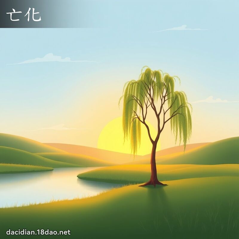 亡化 - 國語大辭典配圖