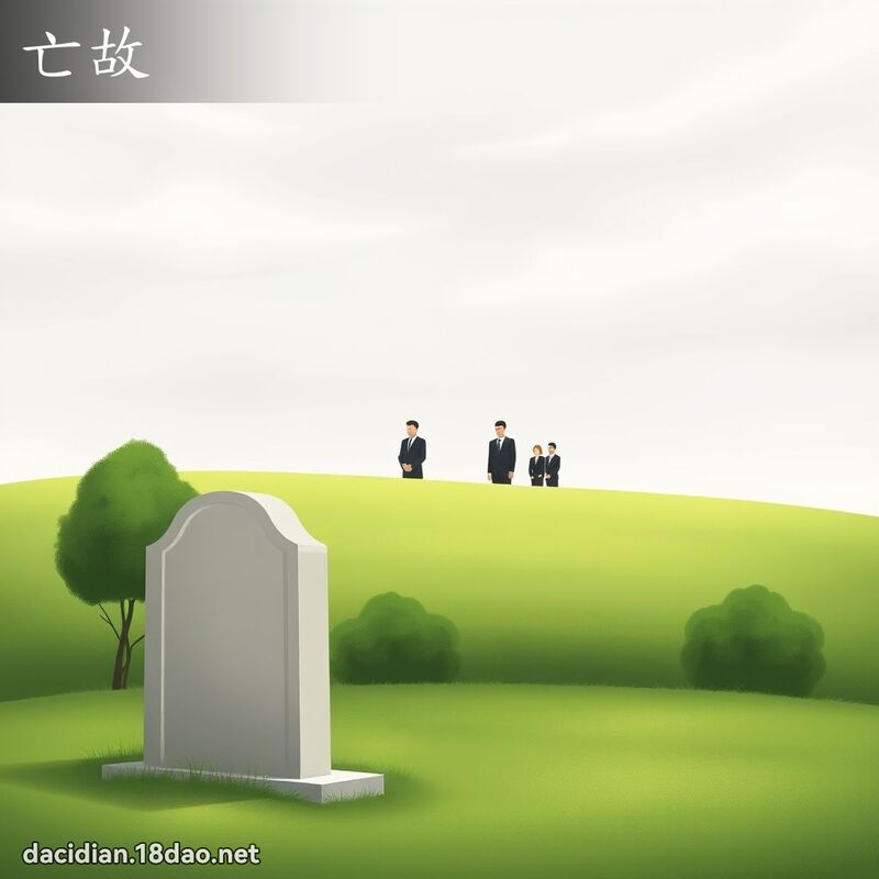 亡故 - 国语大辞典配图