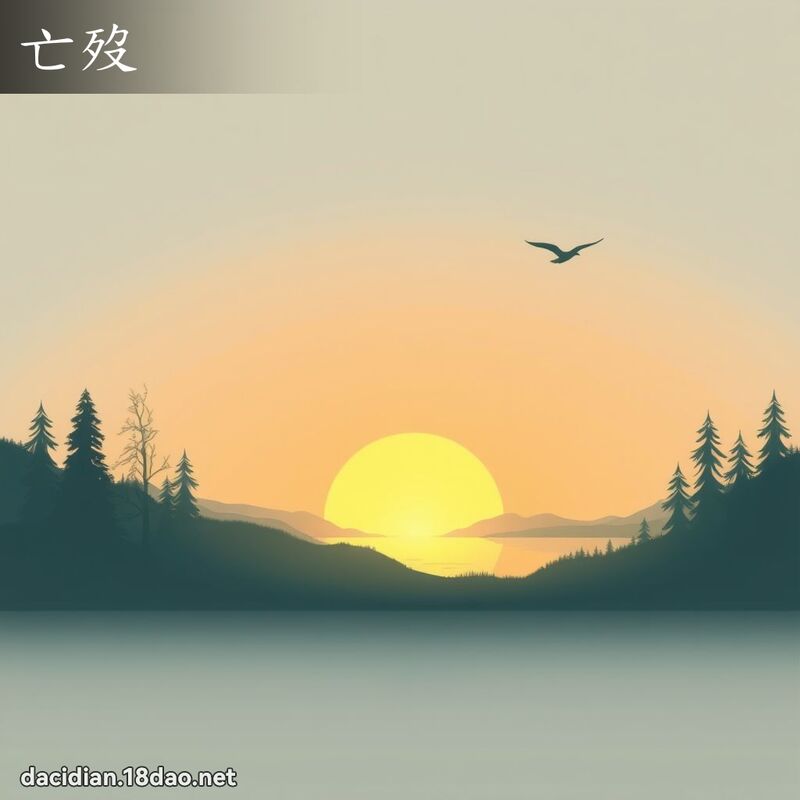 亡歿 - 国语大辞典配图