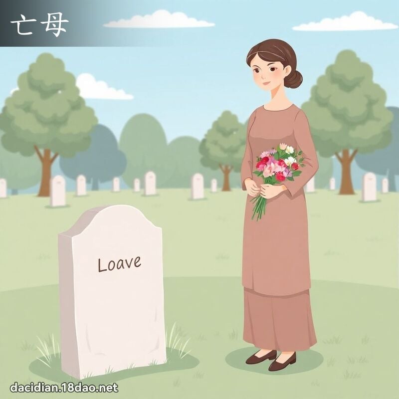 亡母 - 国语大辞典配图