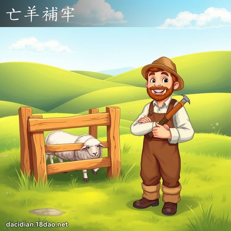 亡羊補牢 - 國語大辭典配圖