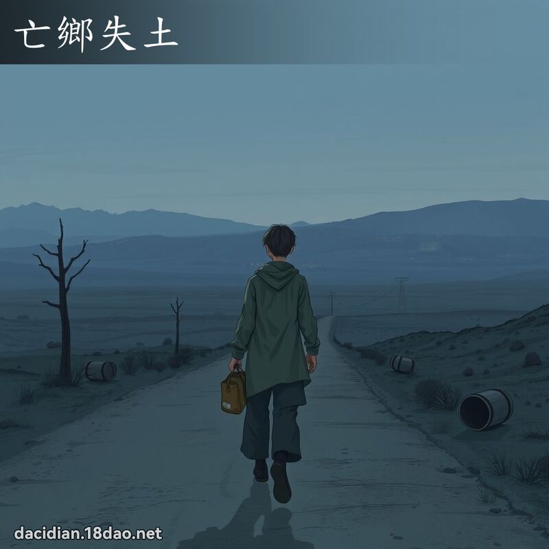 亡鄉失土 - 國語大辭典配圖