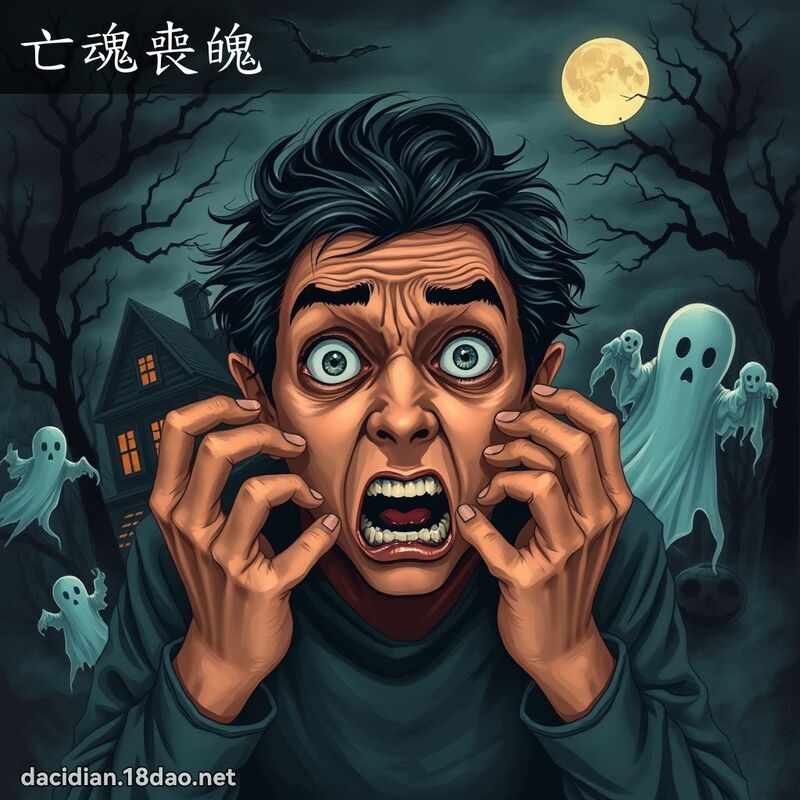 亡魂喪魄 - 國語大辭典配圖