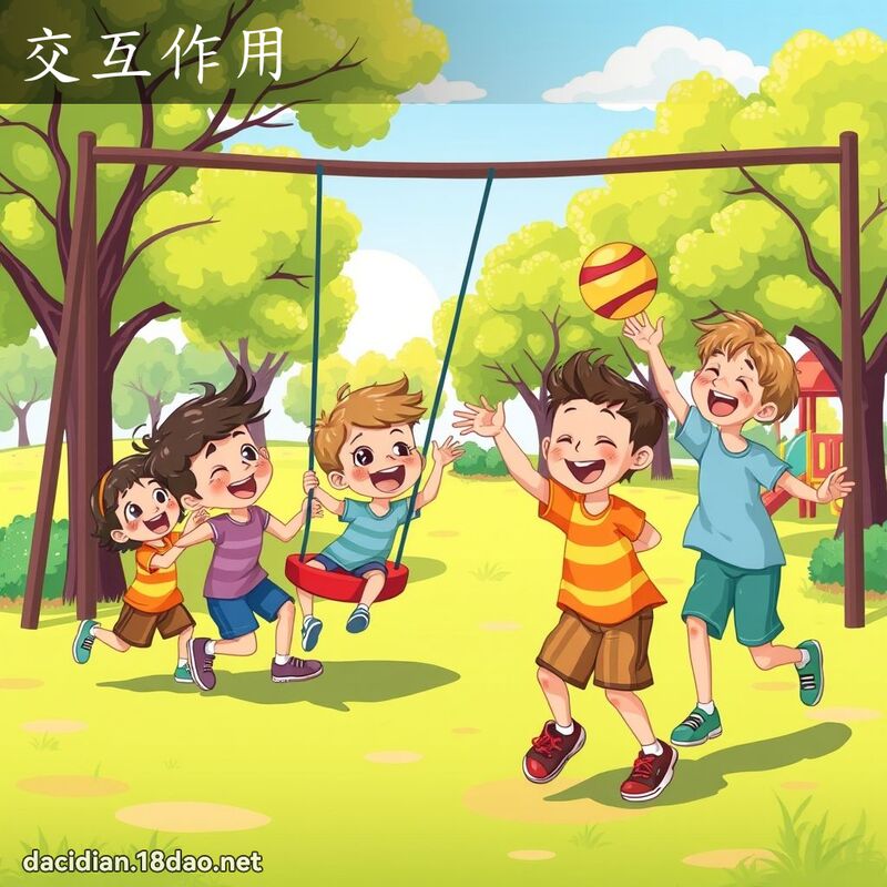 交互作用 - 国语大辞典配图