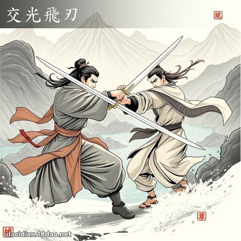 交光飛刃 - 國語大辭典配圖