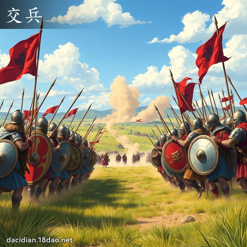 交兵 - 國語大辭典配圖