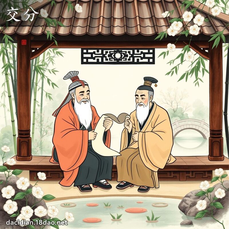交分 - 國語大辭典配圖