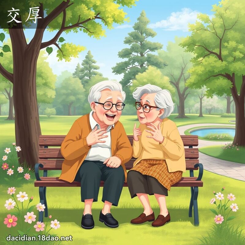 交厚 - 国语大辞典配图