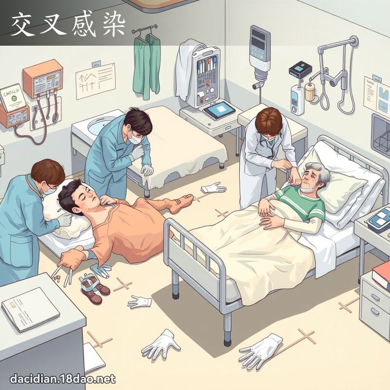 交叉感染 - 国语大辞典配图